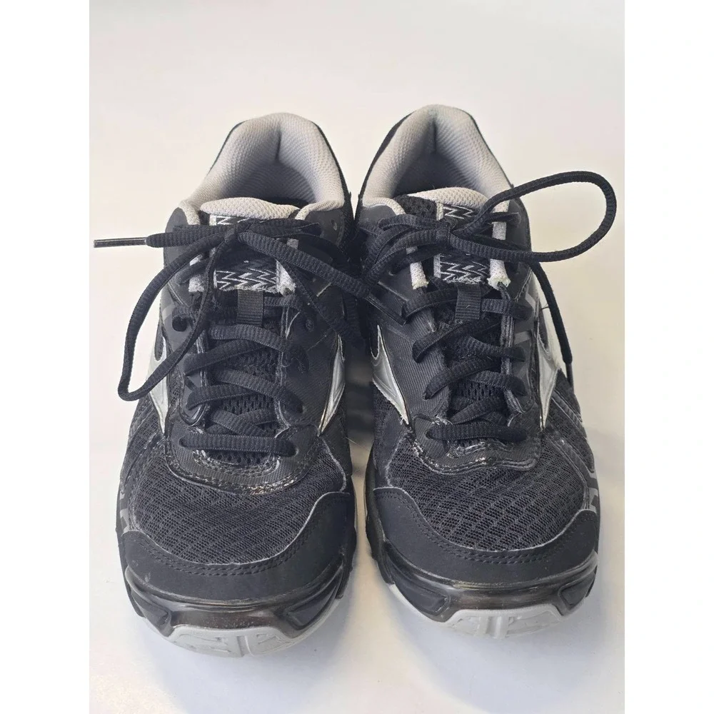 Mizuno Wave Bolt 7 Women's Sneakers Size 8 Black Gray‎ Running Shoes V1GC186003